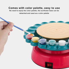 Sun Flower Pottery Wheel W/Usb Toy