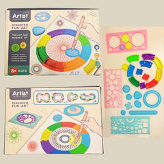 Geometric Spirograph Art Kit