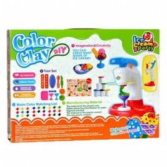 COLOR CLAY - TOY ICE CREAM MAKER FOR KIDS