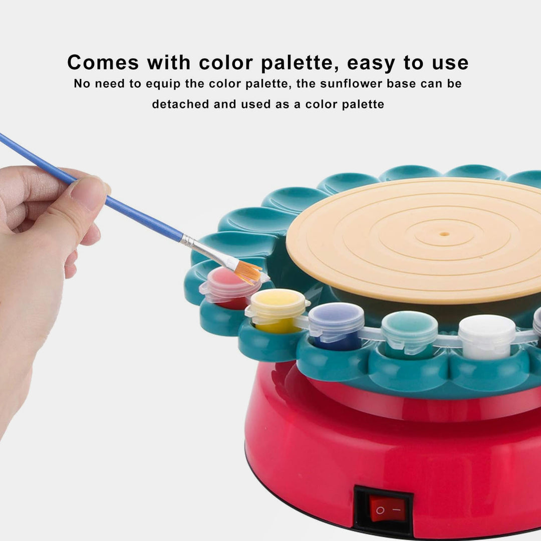 Sun Flower Pottery Wheel W/Usb Toy