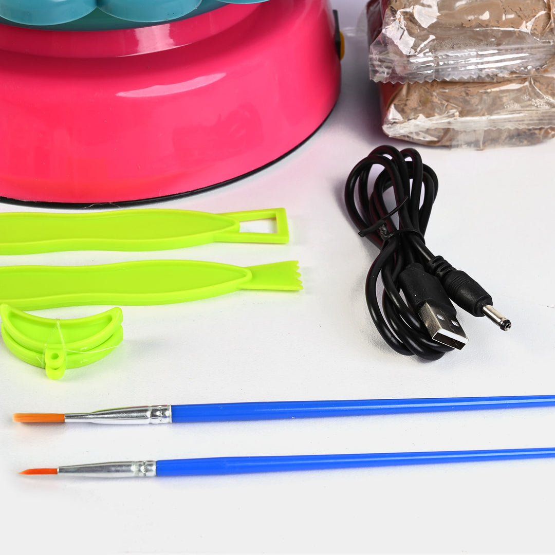 Sun Flower Pottery Wheel W/Usb Toy