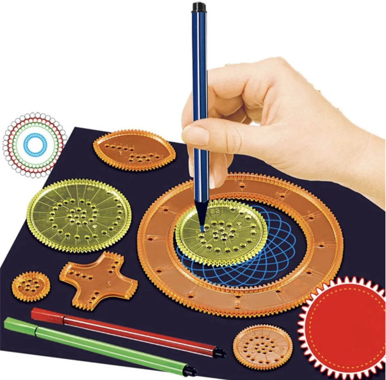 Geometric Spirograph Art Kit