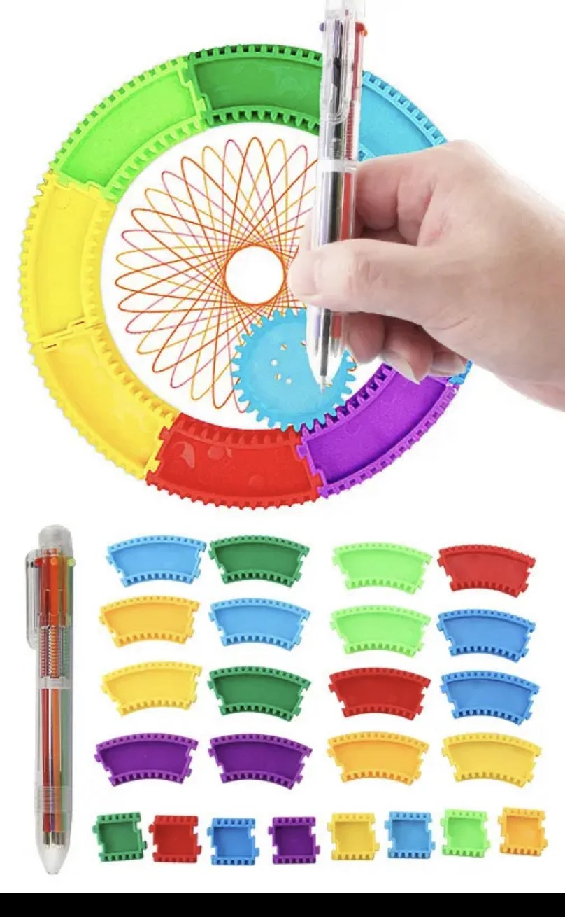 Geometric Spirograph Art Kit