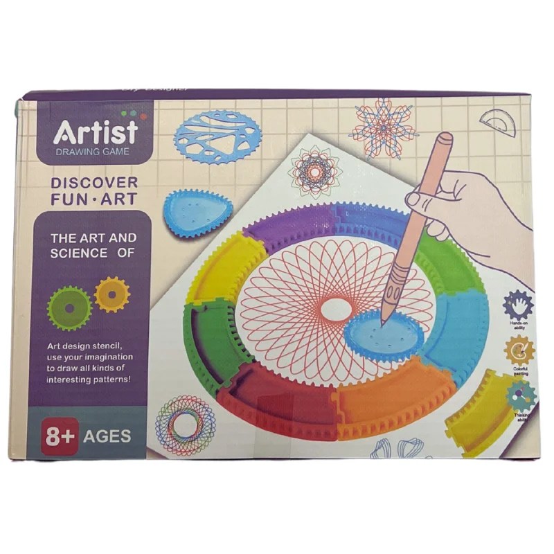 Geometric Spirograph Art Kit